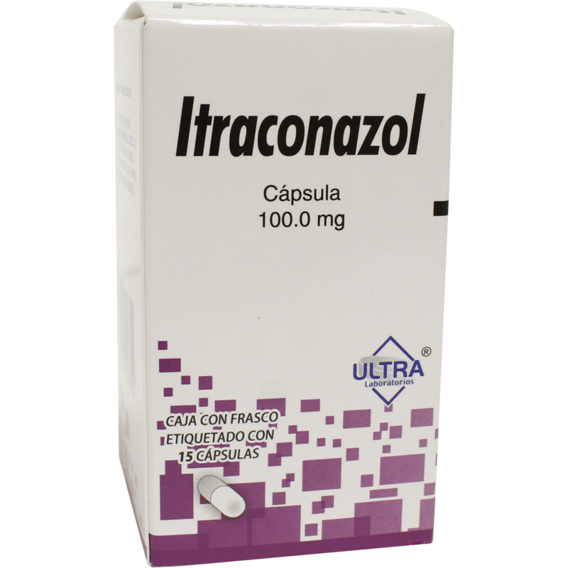 ITRACONAZOL CAP 100 MG CAJA C/FCO C/15