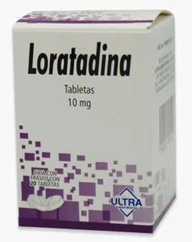 LORATADINA TAB. 10 MG. CAJA C/FCO. C/20
