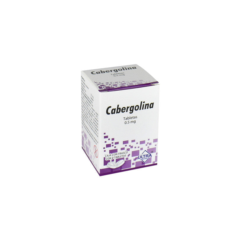 CABERGOLINA TAB 05 MG CAJA C/2