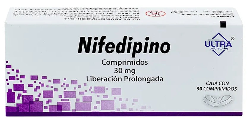 NIFEDIPINO COMPR. L.P. 30 MG. CAJA C/30