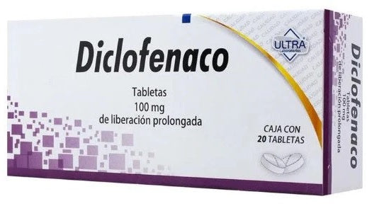 DICLOFENACO TAB. 100 MG. CAJA C/20