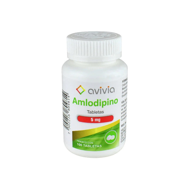 AMLODIPINO TAB. 5 MG. FCO. C/100