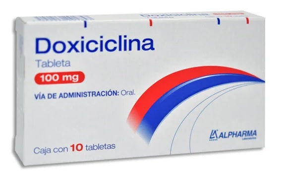 DOXICICLINA TAB. 100 MG. CAJA C/10