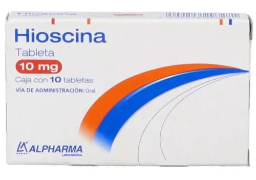 HIOSCINA TAB. 10 MG. CAJA C/10