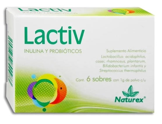 LACTIV PVO. CAJA C/6 SOBRES C/1 G.