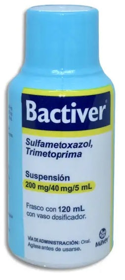 BACTIVER SUSP. 40/200 MG. FCO. C/120 ML.