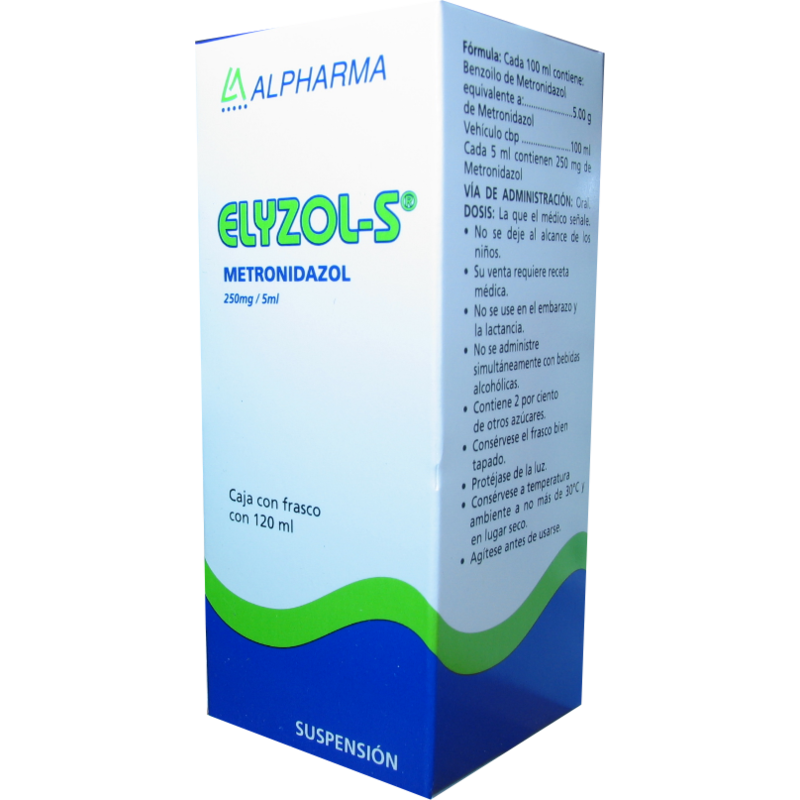 ELYZOL-S SUSP CAJA C/FCO C/120 ML