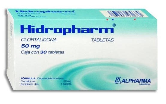 HIDROPHARM TAB. 50 MG. CAJA C/30