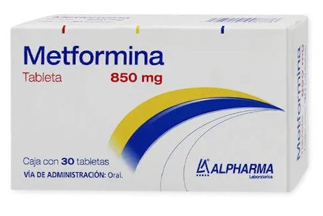 METFORMINA TAB. 850 MG. CAJA C/30