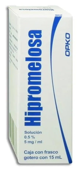 HIPROMELOSA SOL. OFTALMICA 0.5% FCO. GOTERO C/15 ML.