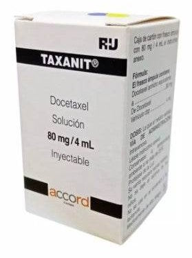 TAXANIT 80MG/ 4ML. C/1FCO AMP