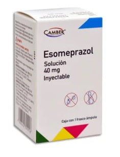 ESOMEPRAZOL SOL. INY. 40 MG. C/1 FCO. AMP. C/LIOFILIZADO