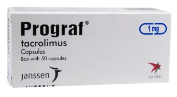 PROGRAF 1MG CAJA C/50 TABS