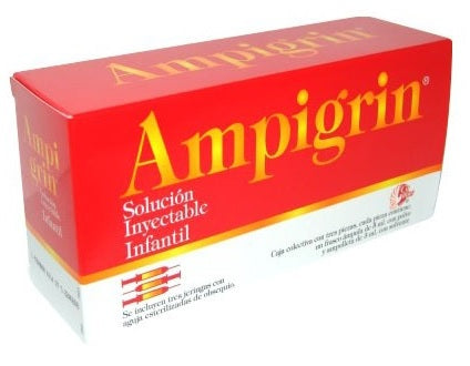 AMPIGRIN INY. INF. 3 FCOS. AMP. Y 3 ML. 3 JERINGAS