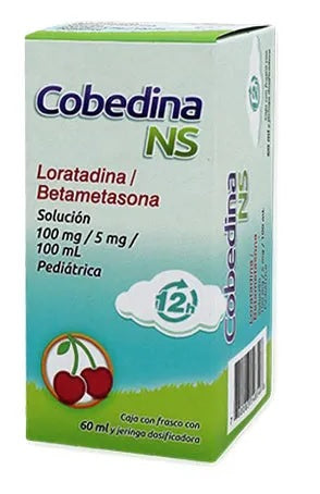 COBEDINA NS SOL. PEDIATRICA 100/5 MG. CAJA C/FCO. C/60 ML