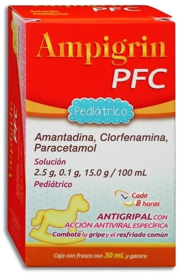 AMPIGRIN PFC SOL. PEDIATRICA CAJA C/FCO. C/30 ML.