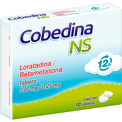 COBEDINA NS TAB. 5/0.25 MG. CAJA C/10