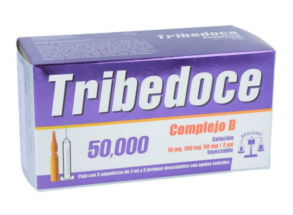 TRIBEDOCE 50,000 INY C/5 AMP 2 ML Y 5 JERINGAS